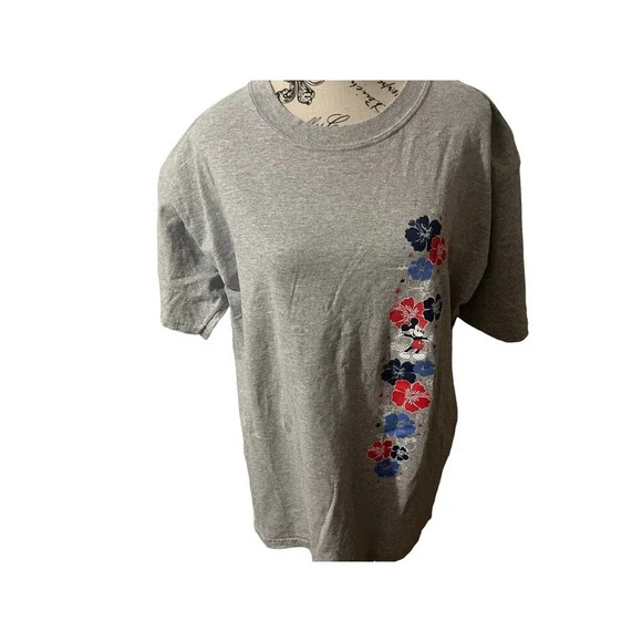 Vintage Disney Company Cast Exclusive Mickey Mouse Hibiscus Flower Shirt Size L - Picture 1 of 16